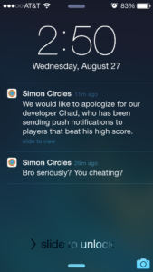 funny push notification